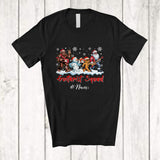 MacnyStore - Personalized Custom Name Guitarist Squad; Joyful Christmas Bigfoot Santa Guitar Player Evolution T-Shirt