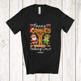 MacnyStore - Personalized Custom Name Nana's Cookie Baking Crew; Amazing Christmas Baker Family Group T-Shirt