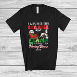 MacnyStore - Personalized Custom Name Got Run Over By A Llama; Amazing Christmas Santa Sleigh Groovy T-Shirt