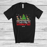 MacnyStore - Personalized Custom Name Just A Jolly Savannah Cat; Adorable Christmas Tree Santa Elf Animal T-Shirt