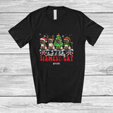 MacnyStore - Personalized Custom Name Just A Jolly Siamese Cat; Adorable Christmas Tree Santa Elf Animal T-Shirt