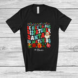 MacnyStore - Personalized Custom Name Nice To Dispatcher Santa Watching; Lovely Christmas Groovy Jobs T-Shirt