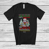 MacnyStore - Personalized Custom Name I Want A Hippopotamus For Christmas; Lovely X-mas Sweater Hippo T-Shirt