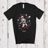 MacnyStore - Personalized Baseball 67; Joyful Christmas Santa Playing Baseball; Custom Name Player T-Shirt