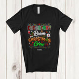 MacnyStore - Personalized Custom Name Emergency Room Christmas Crew; Joyful Santa Cookies Nursing Nurse T-Shirt