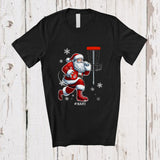 MacnyStore - Personalized Disc Golf 67; Joyful Christmas Santa Playing Disc Golf; Custom Name Player T-Shirt