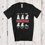 MacnyStore - Personalized Custom Name Pain Scale; Amazing Christmas Snowman Collection Nurse Group T-Shirt