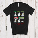 MacnyStore - Personalized Custom Name Pain Scale; Amazing Christmas Snowman Collection Nurse Groovy T-Shirt