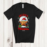 MacnyStore - Personalized Custom Name Merry Christmas; Adorable X-mas Moon Santa Starfish Sea Animal T-Shirt
