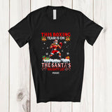 MacnyStore - Personalized Custom Name Boxing Team On Santa's Naughty List; Joyful Christmas Player T-Shirt