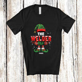 MacnyStore - Personalized Custom Name The Welder Elf; Amazing Christmas Elf Costume Cosplay Family T-Shirt