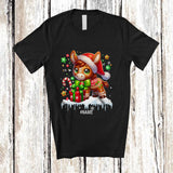 MacnyStore - Personalized Custom Name Donkey Santa Gingerbread; Adorable Christmas Baking Baker T-Shirt