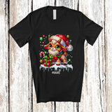 MacnyStore - Personalized Custom Name Goat Santa Gingerbread; Adorable Christmas Baking Baker T-Shirt