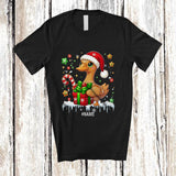 MacnyStore - Personalized Custom Name Goose Santa Gingerbread; Adorable Christmas Baking Baker T-Shirt