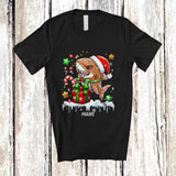 MacnyStore - Personalized Custom Name Shark Santa Gingerbread; Adorable Christmas Baking Baker T-Shirt