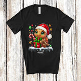 MacnyStore - Personalized Custom Name Turtle Santa Gingerbread; Adorable Christmas Baking Baker T-Shirt