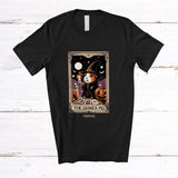 MacnyStore - Personalized Guinea Pig Witch Tarot Card; Awesome Halloween Custom Name Animal Lover T-Shirt