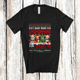 MacnyStore - Personalized Custom Name I Want More Chihuahuas For Christmas; Lovely Sweater Family T-Shirt
