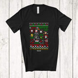 MacnyStore - Personalized Custom Name 12 Days Of Dentistry; Lovely Christmas Sweater Teeth; Dental Dentist T-Shirt