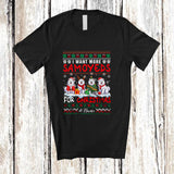 MacnyStore - Personalized Custom Name I Want More Samoyeds For Christmas; Lovely Sweater Family T-Shirt