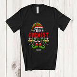 MacnyStore - Personalized Custom Name I'm The Chemist Elf; Proud Christmas Jobs Careers Elf Family T-Shirt