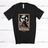 MacnyStore - Personalized Opossum Witch Tarot Card; Awesome Halloween Custom Name Animal Lover T-Shirt