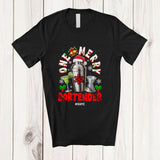 MacnyStore - Personalized Custom Name One Merry Bartender; Fantastic Christmas Santa Jobs Careers T-Shirt