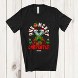 MacnyStore - Personalized Custom Name One Merry Carpenter; Fantastic Christmas Santa Jobs Careers T-Shirt