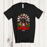 MacnyStore - Personalized Custom Name One Merry Guitarist; Fantastic Christmas Santa Jobs Careers T-Shirt