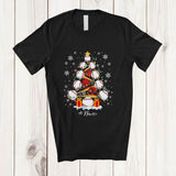 MacnyStore - Personalized Custom Name Baseball Christmas Tree Lights; Joyful Sport Playing Player Team T-Shirt