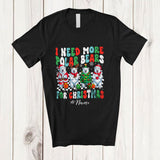 MacnyStore - Personalized Custom Name I Need More Polar Bears; Lovely Christmas Groovy Collection Animal T-Shirt
