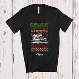 MacnyStore - Personalized Custom Name Christmas Is Better On A Ambulance; Lovely Sweater Together Family T-Shirt