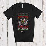 MacnyStore - Personalized Custom Name Christmas Is Better On A Bicycle; Lovely Sweater Together Family T-Shirt