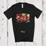MacnyStore - Personalized Custom Name Chef; Lovely Christmas Candy Canes Lover; Jobs Careers T-Shirt