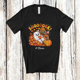 MacnyStore - Personalized Custom Name Booook; Humorous Halloween Boo Reading Book; Librarian T-Shirt