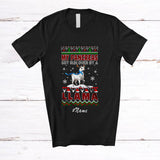 MacnyStore - Personalized Custom Name Pancreas Run Over Llama; Joyful Christmas Sweater Diabetes Plaid T-Shirt