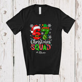 MacnyStore - Personalized Custom Name 67 Christmas Squad; Amusing Santa Elf Six Seven; Boys Girls Family T-Shirt