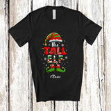 MacnyStore - Personalized Custom Name The Tall Elf; Fantastic Christmas Elf Lover X-mas Family Group T-Shirt