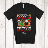 MacnyStore - Personalized Custom Name All Of The Fox Reindeer; Adorable Christmas Animal Lover T-Shirt