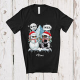 MacnyStore - Personalized Custom Name I'm Real Snowman; Humorous Christmas Soccer Player Sport T-Shirt
