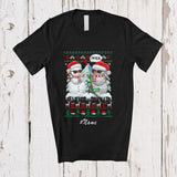 MacnyStore - Personalized Custom Name I'm Real Snowman; Humorous Christmas Sweater Golf Player T-Shirt