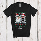 MacnyStore - Personalized Custom Name I'm Real Snowman; Humorous Christmas Sweater Soccer Player T-Shirt