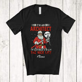 MacnyStore - Personalized Custom Name I'm An Architect I'm On Nice List; Amazing Christmas Santa Jobs T-Shirt