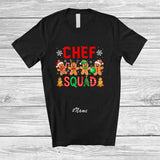 MacnyStore - Personalized Custom Name Chef Squad; Lovely Christmas Baking Gingerbreads T-Shirt