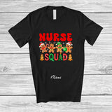 MacnyStore - Personalized Custom Name Nurse Squad; Lovely Christmas Baking Gingerbreads T-Shirt