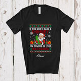 MacnyStore - Personalized Custom Name If You Don't Have A Chimney; Sarcastic Christmas Adult Sweater Santa Pickle T-Shirt
