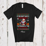 MacnyStore - Personalized Custom Name If You Don't Have A Chimney; Sarcastic Christmas Adult Sweater Santa Eggplant T-Shirt