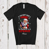 MacnyStore - Personalized Custom Name If You Don't Have A Chimney; Sarcastic Christmas Adult Santa Eggplant T-Shirt