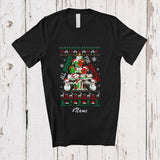 MacnyStore - Personalized Custom Name Booked For Christmas; Lovely X-mas Tree Sweater Librarian Teacher T-Shirt