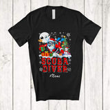 MacnyStore - Personalized Custom Name Scuba Diver Christmas Tree Snowman; Awesome X-mas Jobs Proud T-Shirt
